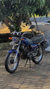 Striping Stiker Polet list motor yamaha RX king 2006 biru+satu set emblem+ bonus stiker ok+stiker garansi 3 tahun ori kualitas terbaik ter murah Barokah Sticker