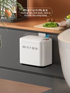 Clear Fruit | Motion Sensor Stainless Steel Kitchen Trash Can Wall Mounted No Drilling