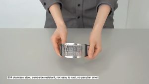 Alat Penghancur Penghalus Pencacah Bawang Garlic Press Stainless