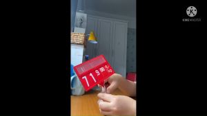 Bảng giá siêu thị có bộ số lật chuyên dùng tại cửa hàng siêu thị Màu đỏ Kt 12 x 8.5cm bộ số in sẵn để  giá đến 99.000 đ