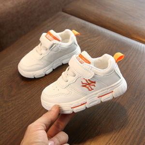 Kids Leather Surface Baby Sneakers 1-3 Years Old Girl 4 Soft Bottom Non Slip 5 Little Kids Trendy Shoes Autumn Baby White Shoes 2