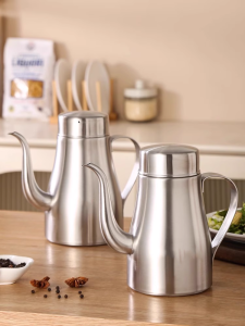 Hộp Đựng Dầu Bằng Thép Không Gỉ 304 Cấp Thực Phẩm 2024 Mới Có Lưới Lọc Không Để Lại Dầu Cho Nhà Bếp Sử Dụng Tại Nhà