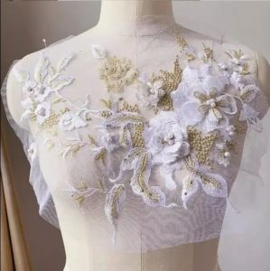 Lace bordir bunga 3d import