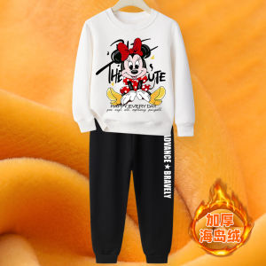 Disney Family Matching Clothes Spring Autumn Hoodies for Three to Four Members New 2025 Cartoon Style Kids And Parents Sets