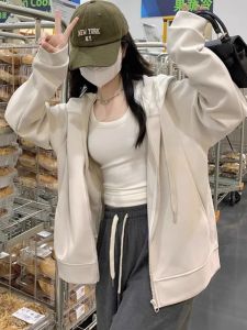 Áo Nỉ Nữ Dáng Rộng Áo Len Cardigan Hở Cổ Tròn Áo Khoác Ngoài Mùa Xuân Thu Áo Khoác Ngoài Mỏng Áo Khoác Ngoài Có Mũ Trùm Đầu Áo Khoác Ngoài Thoải Mái Áo Khoác Ngoài Cỡ Lớn