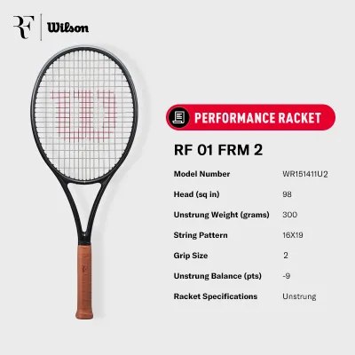 WILSON Roger Federer RF 01 Performance Tennis Racket (Unstrung)