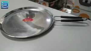 ROYAl 29CM 4MM Induction Base Aluminum Flat Tawa Heavy Duty Tosai Chapati Dosa Roti Tawa