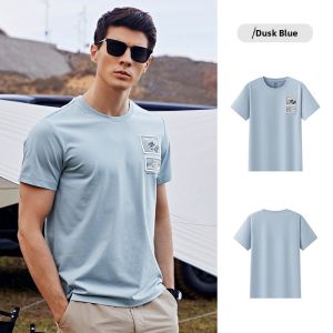 Jeep | Jeep Mens Quick Dry Short Sleeve T-Shirt Breathable Outdoor Fitness Climbing Hiking Ultra Light Cotton Round Neck Tee