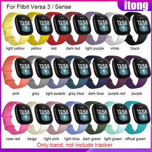 Replacement watch Band Strap For Fitbit versa 3 versa 4 sense 2 Soft Silicone Accessory Wristband