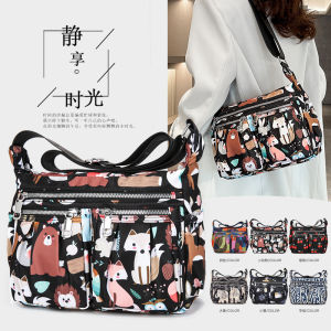 Large Capacity Crossbody Bag for Women Fashionable Korean Style Shoulder Bag with Multiple Layers Mobile Phone Bag for Casual Use