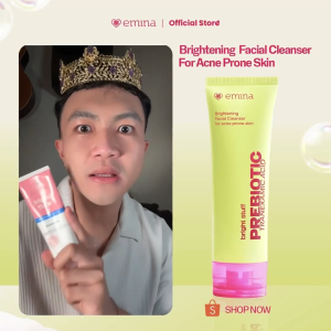 Emina Bright Stuff for Acne Prone Skin Face Wash - Sabun Muka Mencerahkan Untuk Kulit Mudah Berjerawat - Lazada