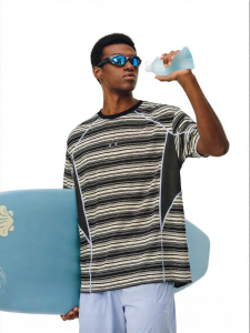 FPA | Breathable Mesh Stripe T-Shirt for Summer