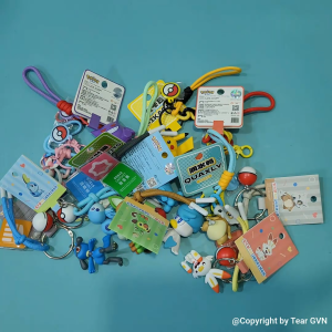 Móc khóa Pokemon chính hãng Langbowang gồm Cubone Sobble Lucario Pikachu Gengar Fuecoco Quaxly Sprigatito Sylveon