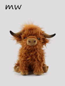 Đồ Chơi Búp Bê Trâu Cao Nguyên Scotland Bằng Vải Nỉ Quà Tặng Sáng Tạo Cho Mọi Lứa Tuổi Đồ Chơi Búp Bê Trâu Vàng Mềm Mại