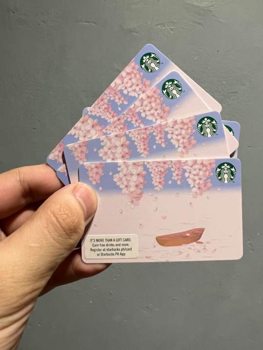 Starbucks Card Ph (2024 Starbucks Cherry Blossom Card) Lazada PH