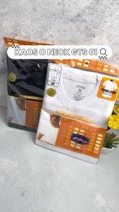 GT Man GTS01 / GTS 01 - Kaos Dalam Oblong Pria T-Shirt - Round Neck O Neck - Putih / Hitam