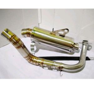 KNALPOT RACING BEST3 BUAT MOTOR BEAT SECOOPY LEHER ATAS NON KOLONG