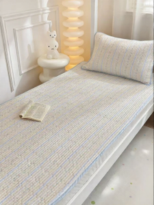 MUSHABAI | Dormitory Multi-purpose Bed Pad 100% Cotton Single Bed 1.2m