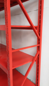 ชั้นเหล็ก ขนาด 200x200x60 ซม. ชั้นวางของ ชั้นวางสินค้า รับน้ำหนักได้ 200Kg.ต่อชั้น ประกอบง่าย (ไม่ใช้น็อต)