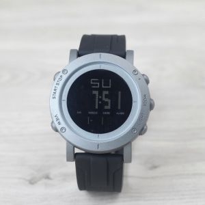 Jam Tangan Fashion Digital 8764 Tali Karet Bulat Dengan Fitur Tanggal, Alarm & Stopwatch Pria