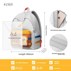 Mr. ace Homme | Large Capacity School Backpack
