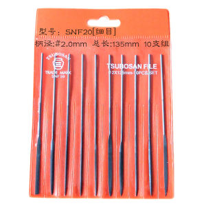 Jug Three Fine Teeth Assorted Paper File Suit 10 Set Instrument File 2mm Precision Clock Mold Trimming 2x135 Small Steel File