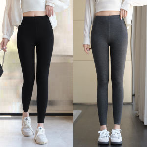 MiiOW | Womens Summer Lightweight High Waist Yoga Pants Breathable Cool Feel Ribbed 9/10 Length Skinny Pants