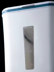 Contemporary Resin Grain Dispenser with Secure Lid - Kitchen Cereal Rice Bean Storage Container