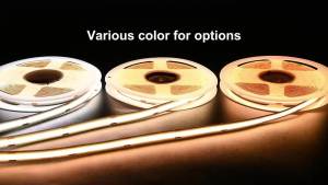 Dimmable COB LED Strip Light 528LEDs/m High Density Flexible FCOB Led Light RA90 Warm Nature Cool White Linear Lighting 12V 24V