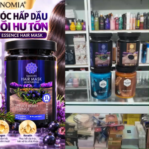 Kem Ủ Tóc ( Hấp Dầu ) Eunomia Collagen Keratin Hair Mask 1000ml Giúp tóc mềm mượt óng ả.