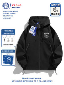 Vague Joint Name Black Warrior Shell Jacket Mens and Womens Autumn and Winter Three-in-One Outdoor Mountaineering Clothing Windproof Waterproof Jacket