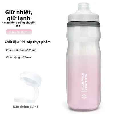 RIDERACE | Bình Nước Thể Thao Cách Nhiệt Có Thể Ép