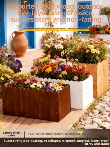 XiMei WoodWork | Anti-corrosion Wood Planter Box Outdoor