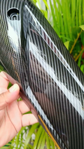 MIO I 125 MUFFLER COVER CARBON [ FIT TO M3]