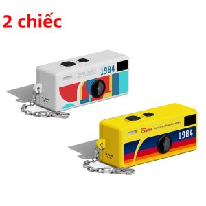Máy Ảnh Kỹ Thuật Số Retro Dạng Móc Khóa Màn Hình 0.96 Inch Quay Video 1080P Máy Quay Mini Có Khe Cắm Thẻ Nhớ Máy Ghi Hình Nhỏ Gọn