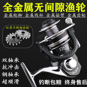 Abu Garcia Full Metal Gapless Double Bearing Fishing Reel Left Right Hand Interchangeable Handle Ultra Smooth Casting Reel