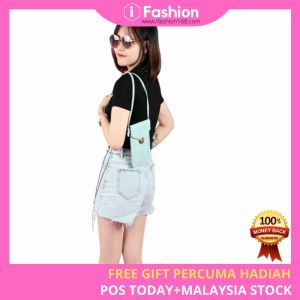 iFASHION 1121 Women Mobile Phone Sling Transparent Touchable Wallet Purse Pouche Shoulder Bag Wanita Dompet Telefon