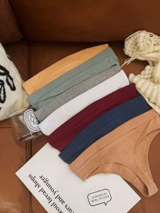 Quần Lót Nữ Thể Thao Cotton Nguyên Chất Gợi Cảm Thoáng Khí Cỡ Lớn Thoải Mái Không Đường May Quần Lót Chữ T