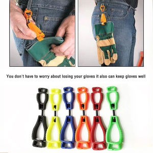 1pc Work Out Glove Clip Holder Hanger Guard Labor Work Clamp Grabber Catcher Safety