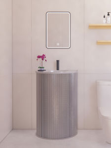 Color Pedestal Basin Beauty Salon Inter-Platform Basin Integrated Bar Commercial Sink Floor Wash Industrial Style Wash Basin