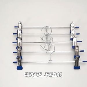 BOSSLU Hanger Jepit Gantungan Baju dan Celana / Hanger Jemur Pakaian Jepitan Besi