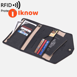 ฉันรู้ว่ากระเป๋าหนังสือเดินทาง RFID บางเฉียบกระเป๋าใส่พาสปอร์ตหนังสือเดินทางสำหรับทั้งชายและหญิงที่เดินทางไปต่างประเทศ