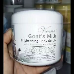 Vienna Brightening Body Scrub - Lulur Pemutih Badan Pot 250gr