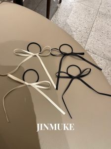 Jinmuke Butterfly Knot Silk Ribbon Hair Ties: A Stylish Choice for Women & Girls