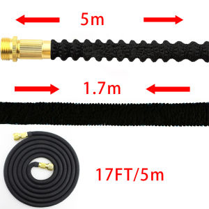 Expandable Garden Hose - Heavy Duty Superior Strength 4 -Layer Latex Core - Extra Strong Brass Connectors water hose