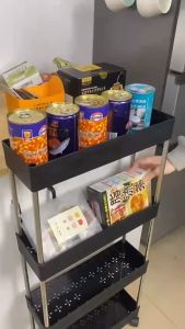 Home Bedroom Organizer: A Guide to 4 Layer Storage Shelves & Moving Trolleys