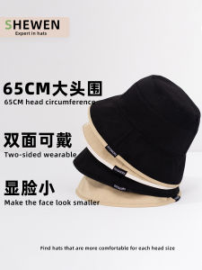 Double-Sided Fisherman Hat Sunshade Wide Brim Cap Thin Model for Men And Women Summer Anti-Uv Protection Casual Style Cotton Cap