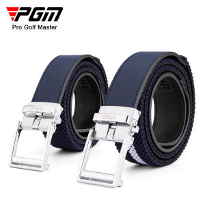 PGM GOLF | Mens Elastic Knit First-layer Leather Golf Belt