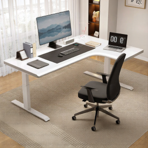 SUMUYUAN | Electric Adjustable Corner Wooden Desk