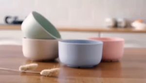 [ TBE HOME FURNITURE ] Mangkok Wheat Straw / Mangkuk Kuah Bahan Jerami Mangkuk Kuah Ramah Lingkungan MK002-1